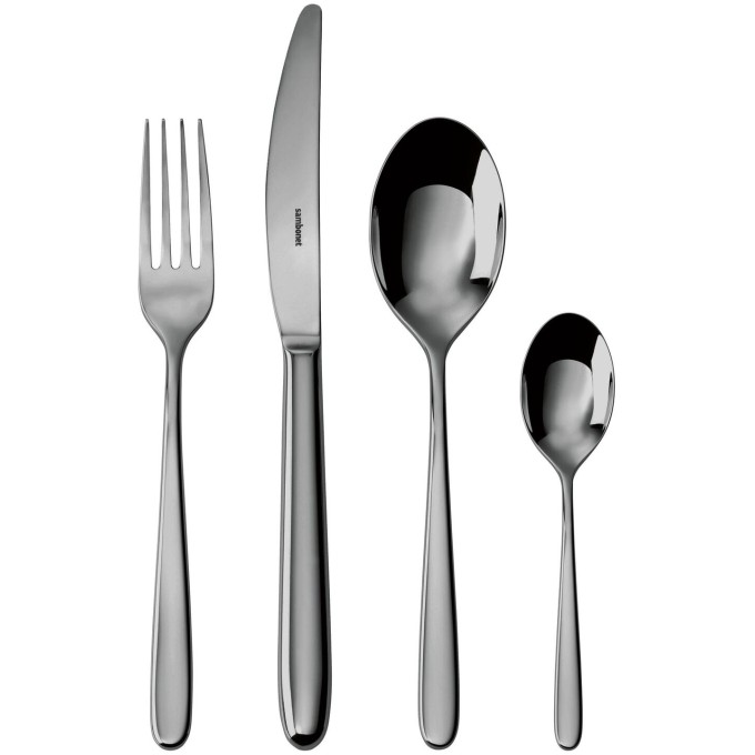Set 24 posate Hannah PVD black Sambonet