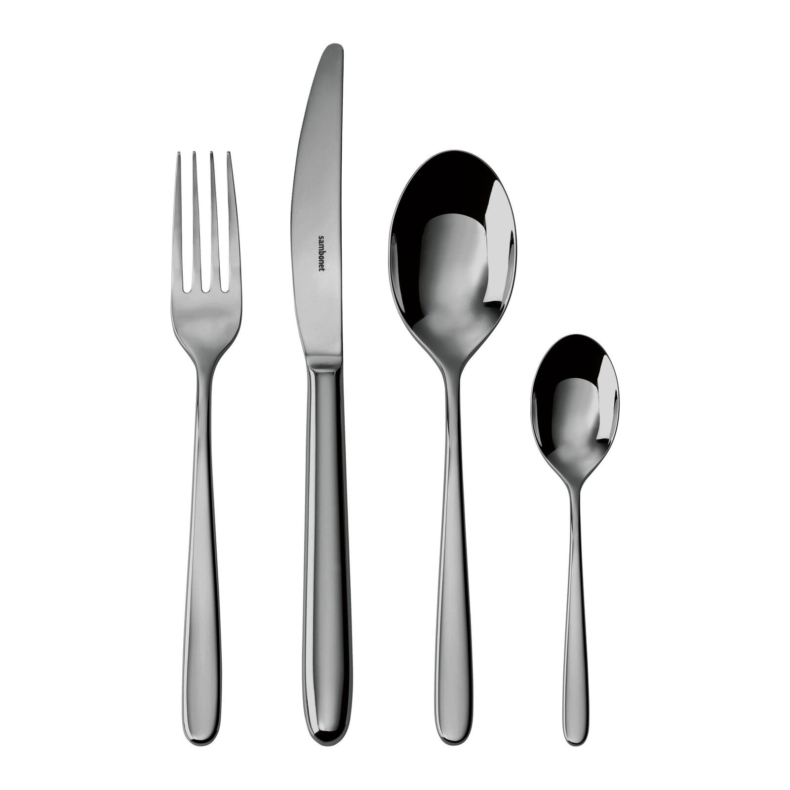 Set 24 posate Hannah PVD black Sambonet