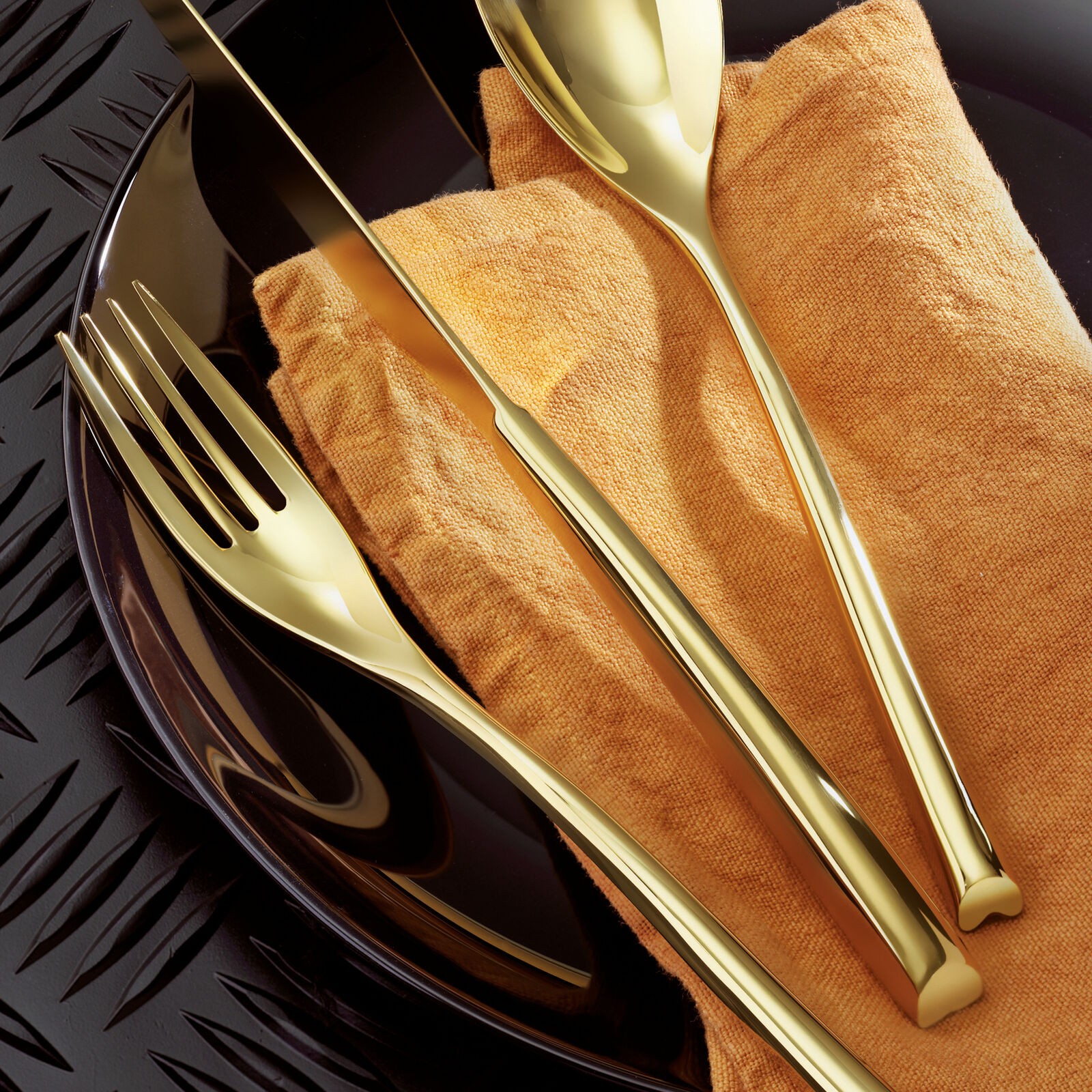 Set 24 posate H-Art PVD gold Sambonet