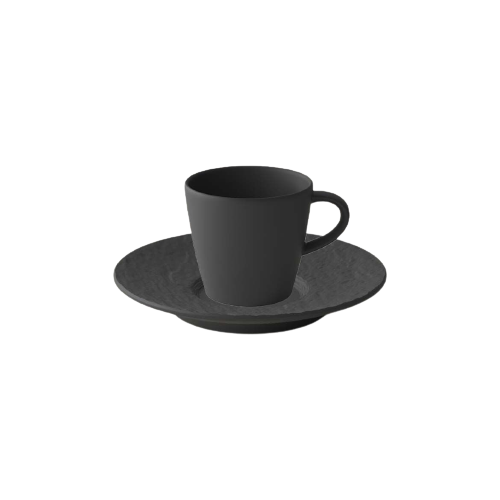 Set 6 Tazze Caffè Manufacture Rock Nero Villeroy & Boch