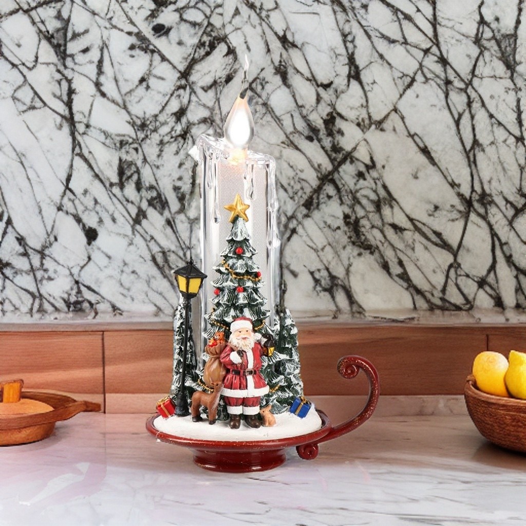 Candela led Babbo Natale multicolor Timstor