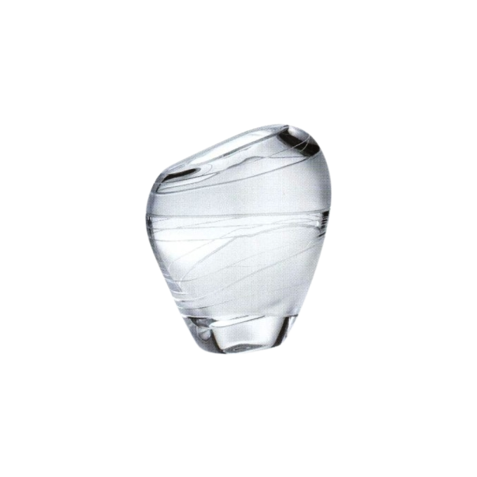 Vaso tagliato in cristallo recto verso 28cm Cristal Sèvres