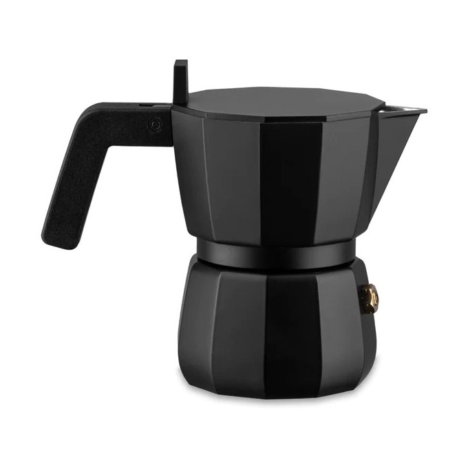 Caffettiera Moka nera 3 tazze