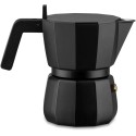 Caffettiera Moka nera 6 tazze