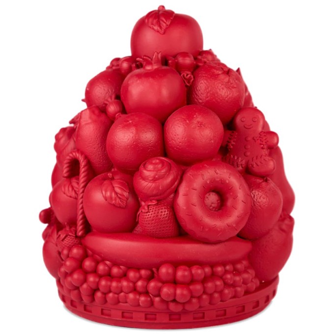 Composizione Frutta Resina Rosso
