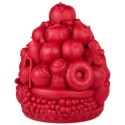 Composizione Frutta Resina Rosso
