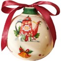 Palla Di Natale Teiera Ceramica Brandani