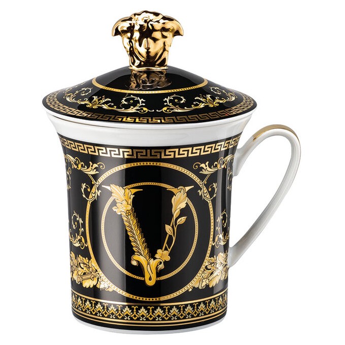 Versace Virtus Gala Black Mug 30 anni Rosenthal