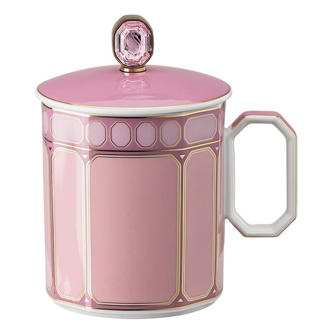 Signum Bicchiere con manico e coperchio Swarovski x Rosenthal