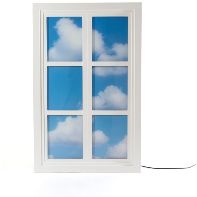 Suite Window  Lampada In Legno E Acrilico