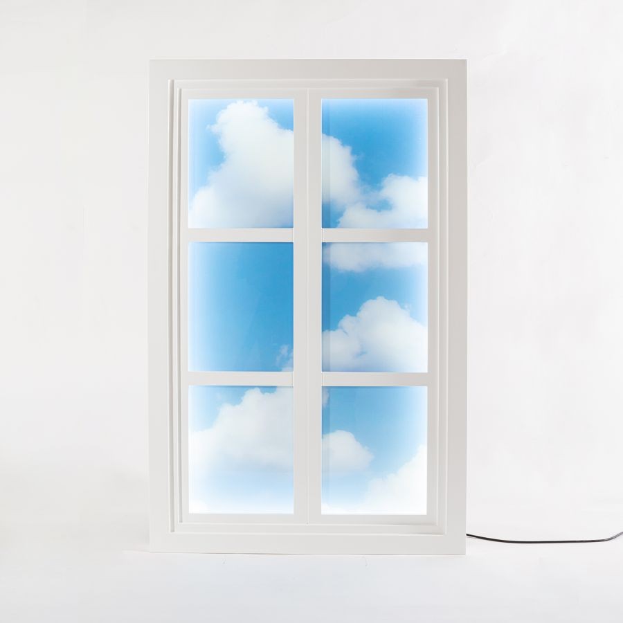Suite Window  Lampada In Legno E Acrilico