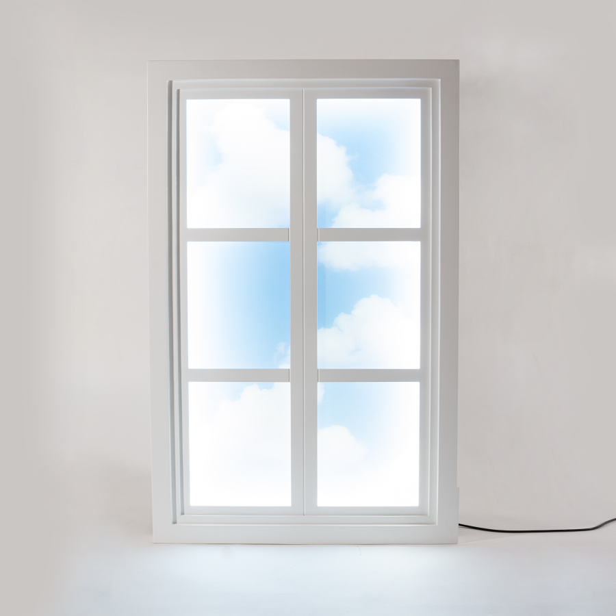 Suite Window  Lampada In Legno E Acrilico