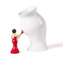 Vaso Con Statuetta In Resina  Circus Lucy  - Cm 28X17,5X28,50