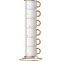 Set 6 tazzine impilabili Oro delle Api Bialetti