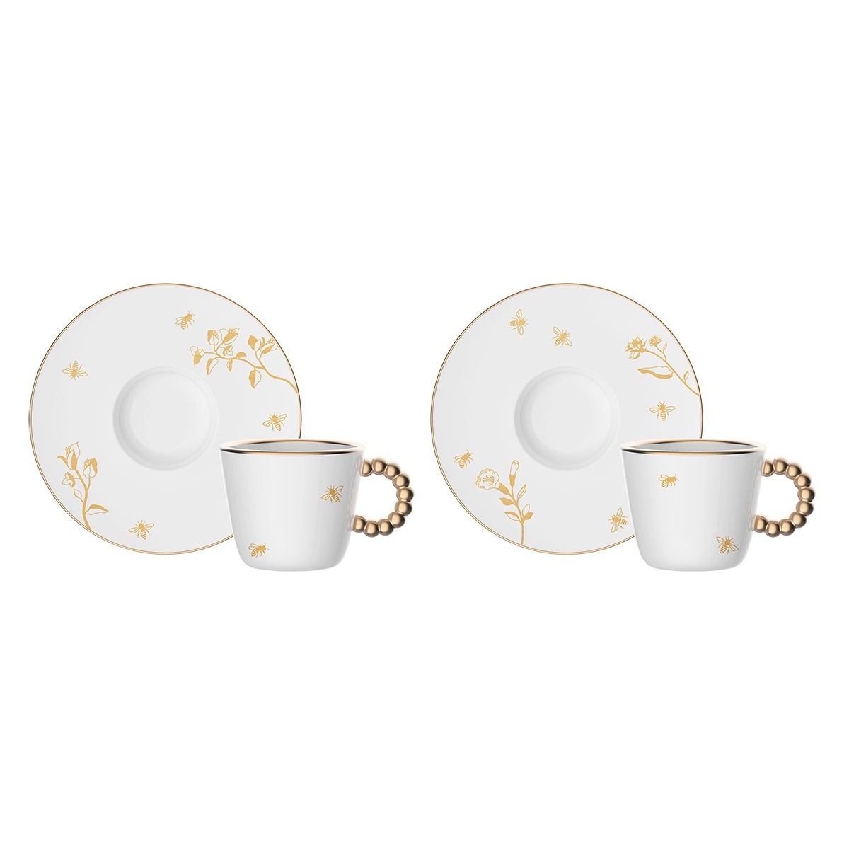 Set 2 tazzine Oro delle Api Bialetti