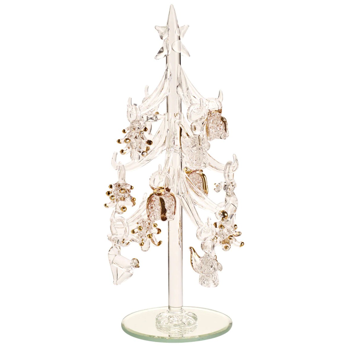Winter Collage Accessoires Glass Tree with Ornaments