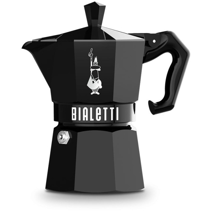 Moka Exclusive Black 3 Tazze Bialetti