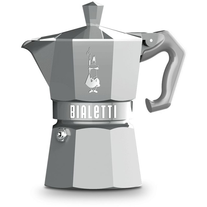 Moka Exclusive Silver 3 Tazze Bialetti