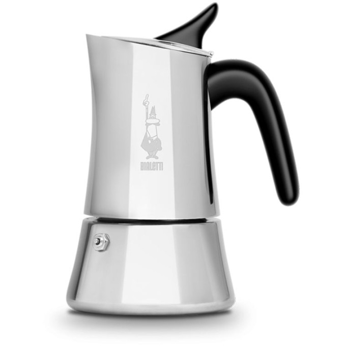 Bialetti Tazze Caffettiera Moka Express 4 Argento