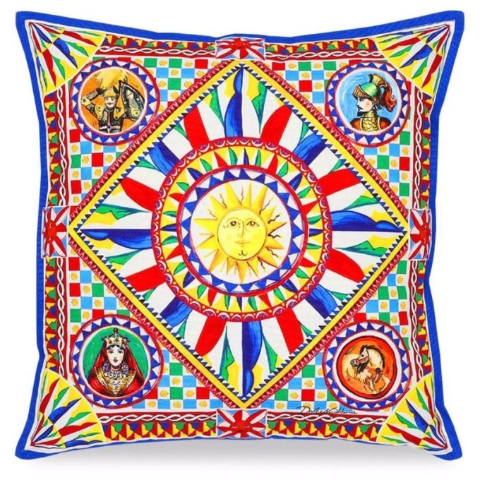 Cuscino in cotone 45cm Carretto Dolce & Gabbana