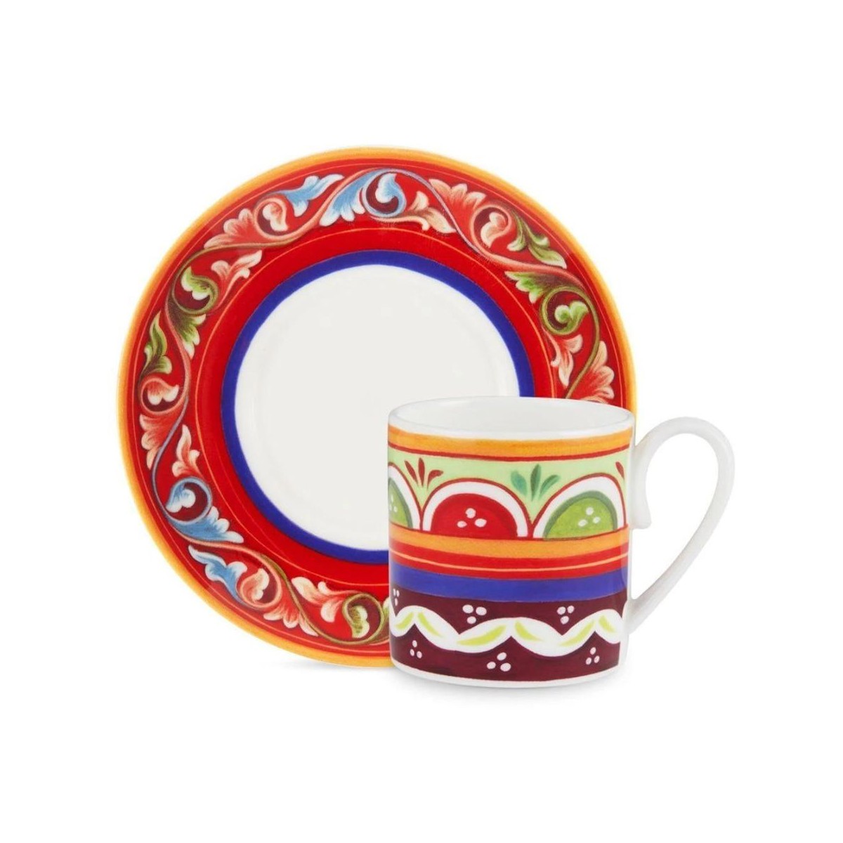 Tazza caffè con piattino Carretto Dolce & Gabbana