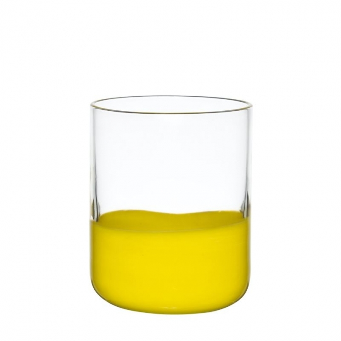 Set 6 bicchieri acqua  giallo spot collection Bitossi Home