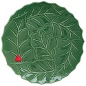 Piatto Torta Holly & Berries Green