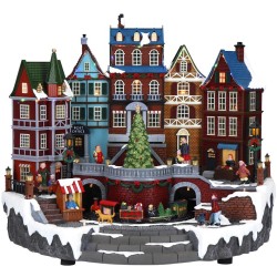 Christmas village turning...