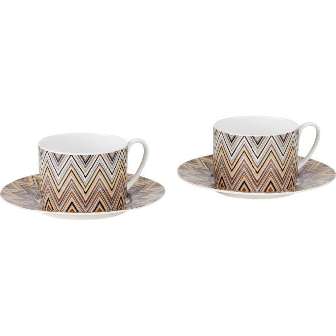 ZIG ZAG JARRIS Set 2 Tazze Tè Missoni