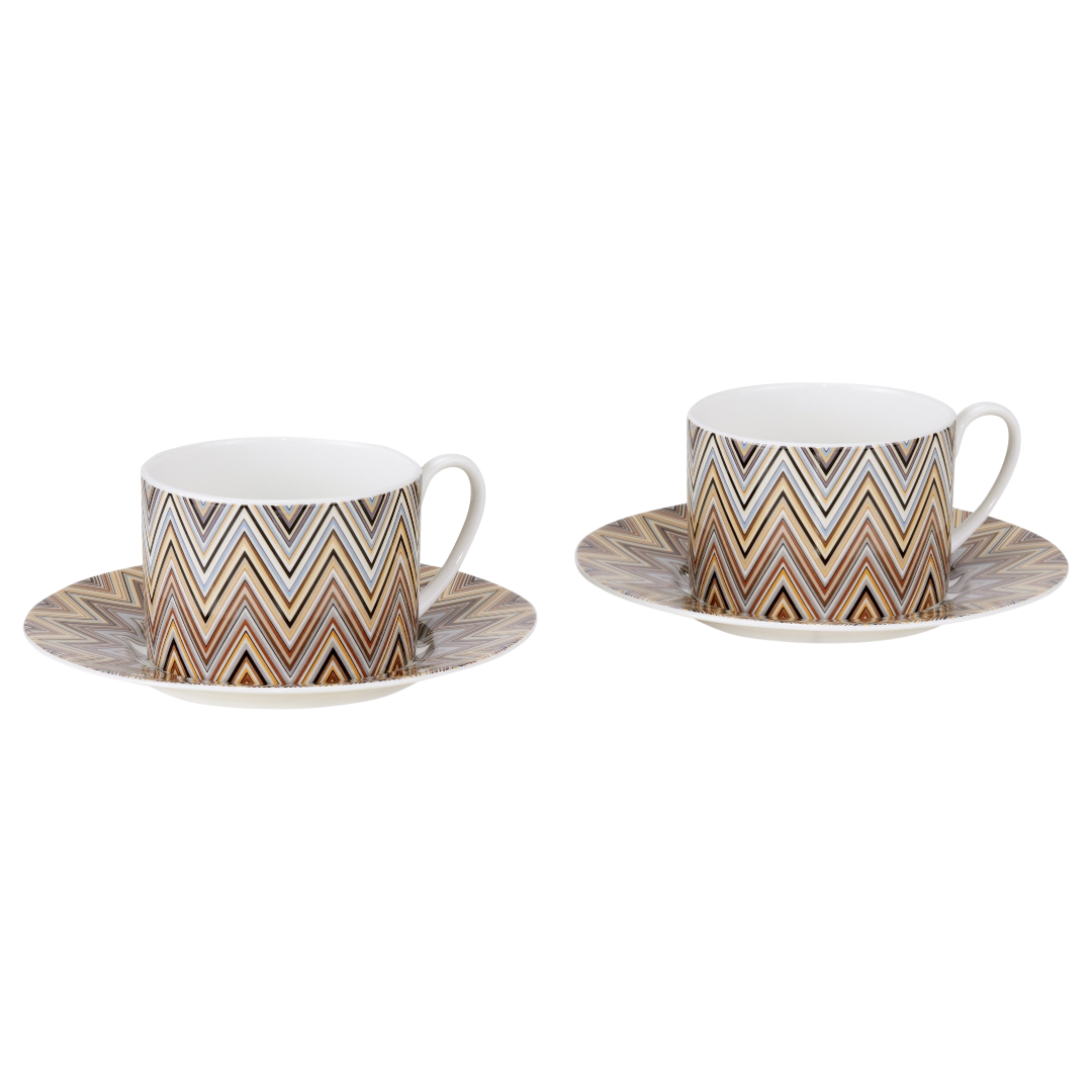 ZIG ZAG JARRIS Set 2 Tazze Tè Missoni