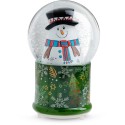 Palla Di Neve Natale Con Luce E Musica Pupazzo Di Neve 10X16 Egan
