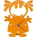 Bomboniera orologio biba arancione Arti e Mestieri