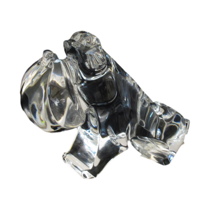 Bulldog grande in cristallo Colle Vilca