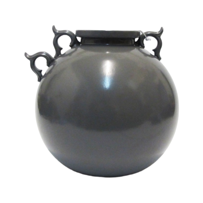 Vaso sphere grigio
