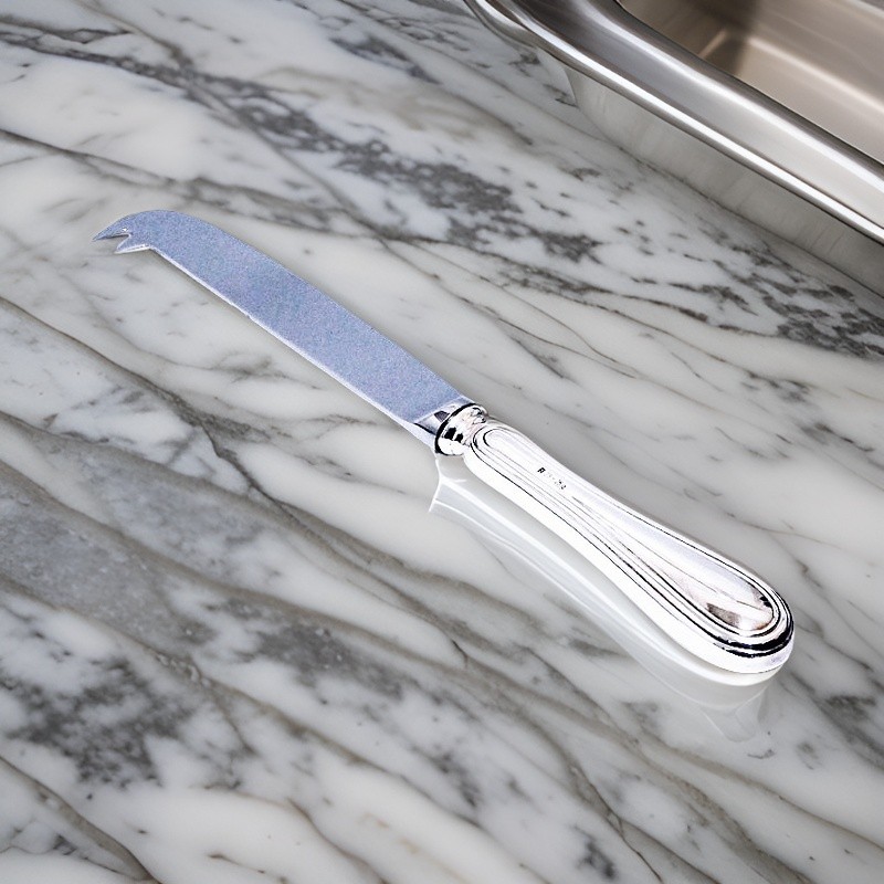 Coltello formaggio stile inglese in argento Bellotto