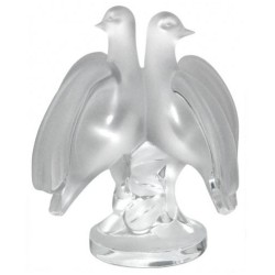 Coppia colombe 22cm Lalique...