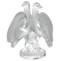 Coppia colombe 22cm Lalique Cristalli