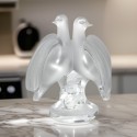 Coppia colombe 22cm Lalique Cristalli