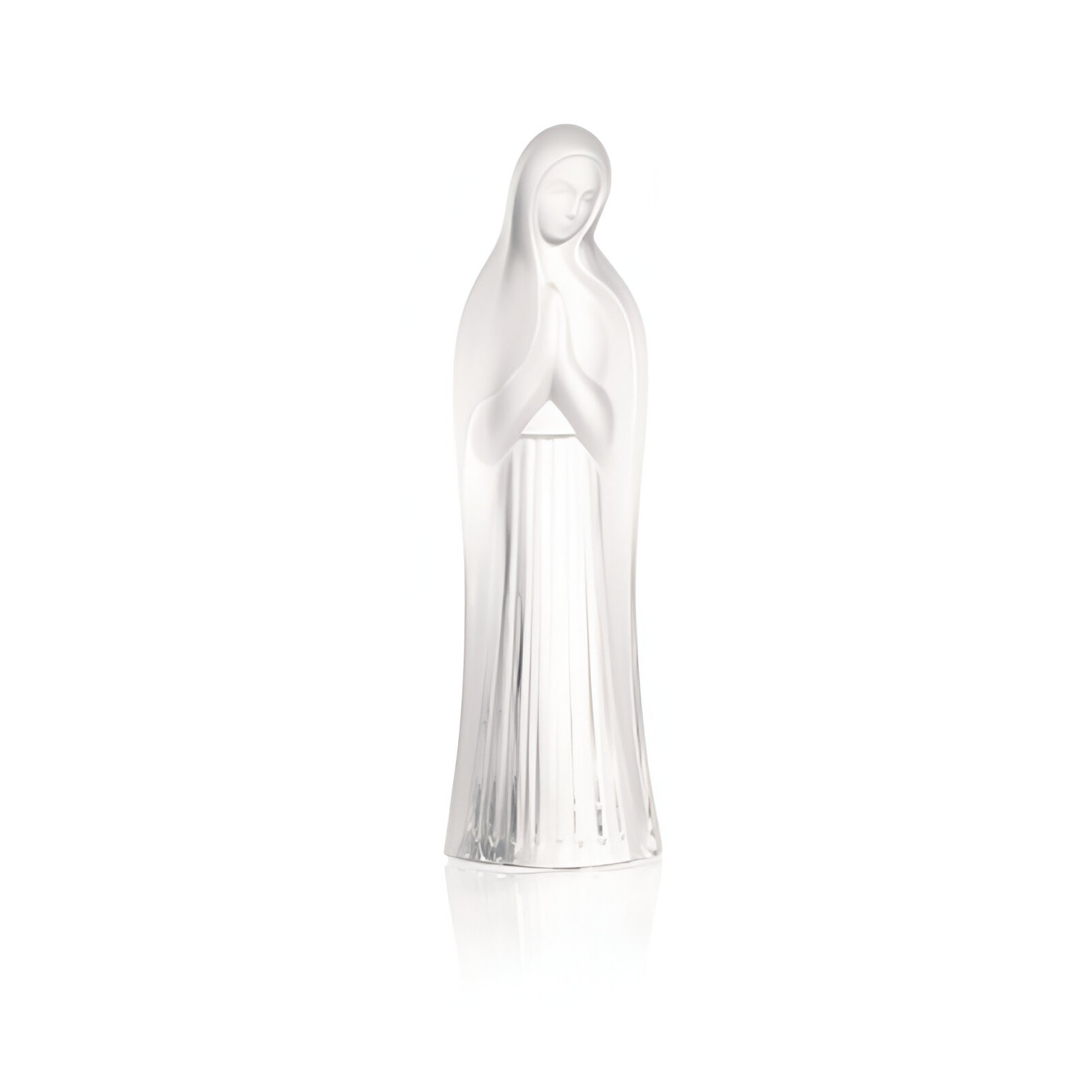 Madonnina con mani giunte Lalique Cristalli