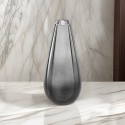Vaso specchiato sfumato argento IVV