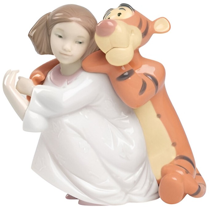 Statuina un abbraccio di tigro nao