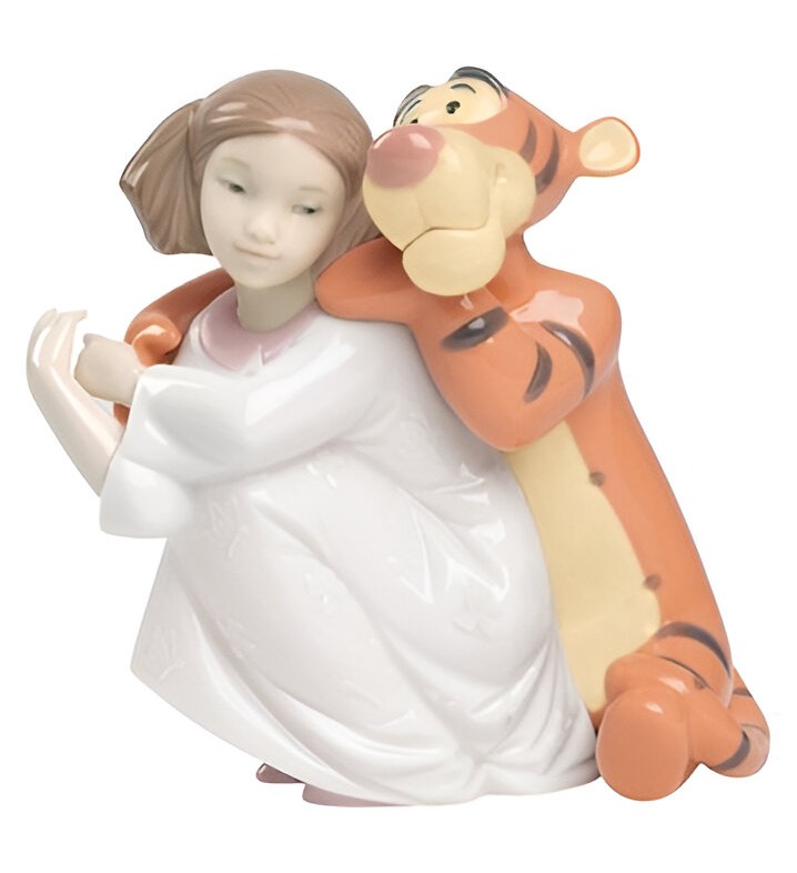 Statuina un abbraccio di tigro nao