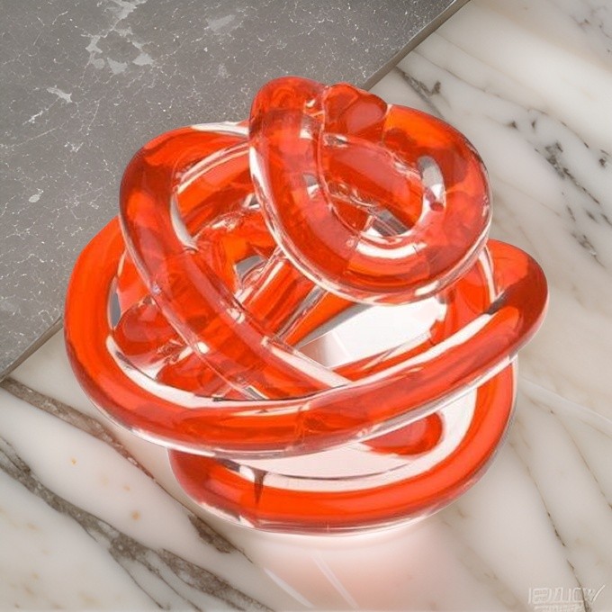 Il nodo dell'amore 21cm arancio Onlylux