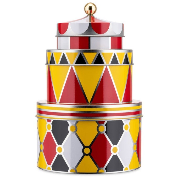 Set 3 scatoli da 11-14-18cm Circus Alessi