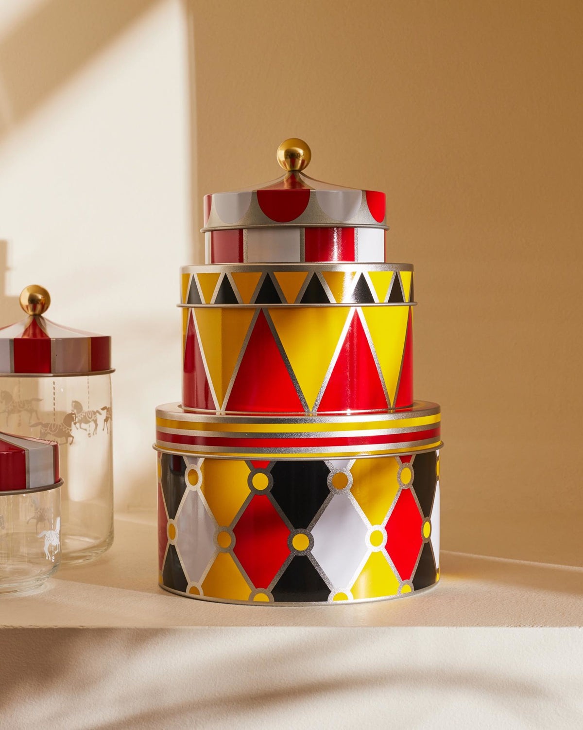 Set 3 scatoli da 11-14-18cm Circus Alessi