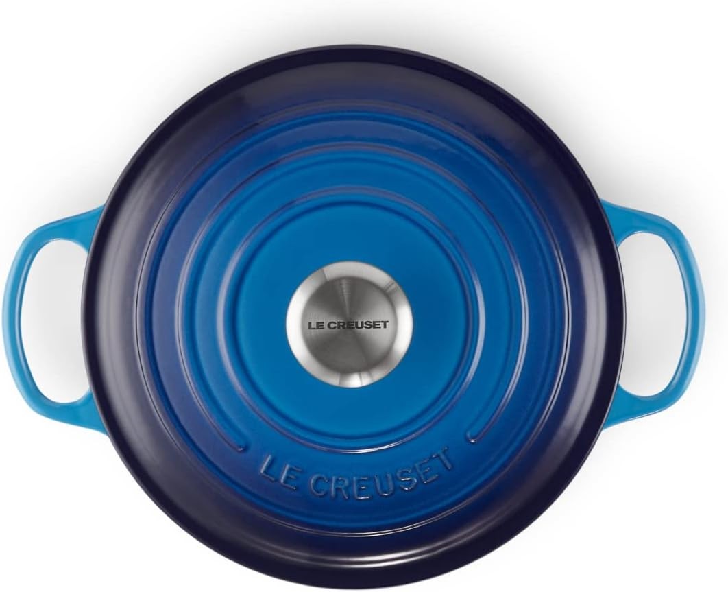 Cocotte rotonda Evo 24  Azure Blu