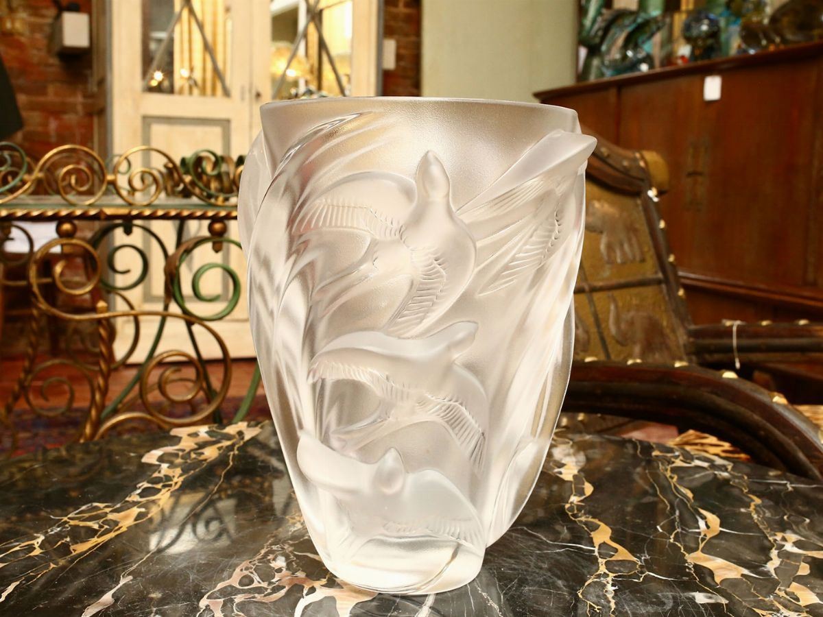 Vaso 25cm Martinets Lalique Cristalli