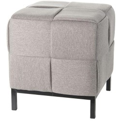 Pouf moderno grigio L'Oca Nera