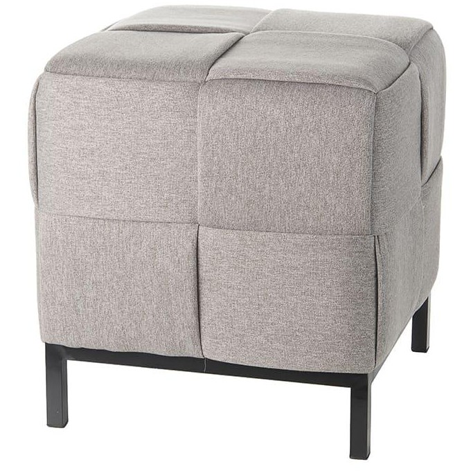 Pouf moderno grigio L'Oca Nera