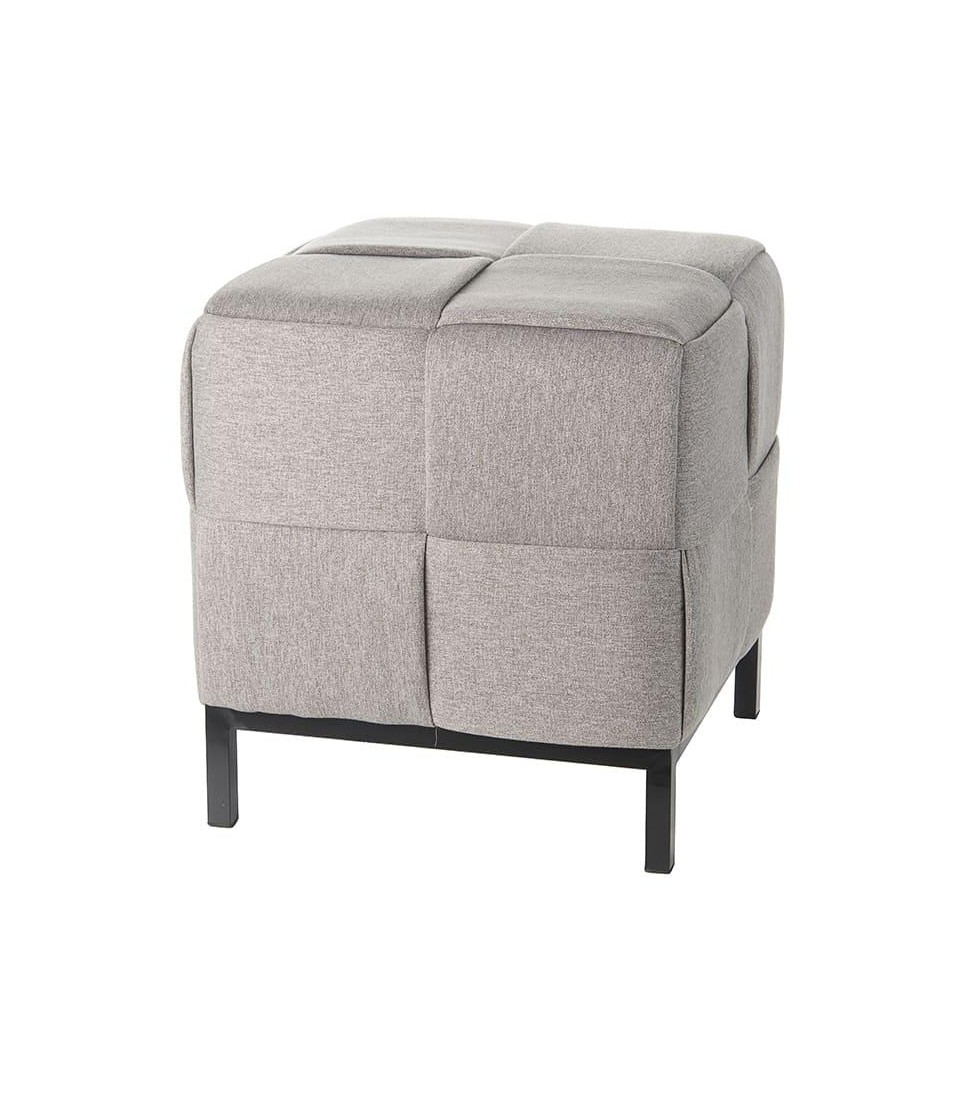 Pouf moderno grigio L'Oca Nera